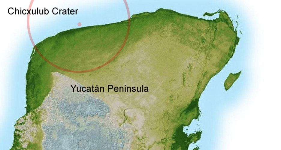 location of Chicxulub crater